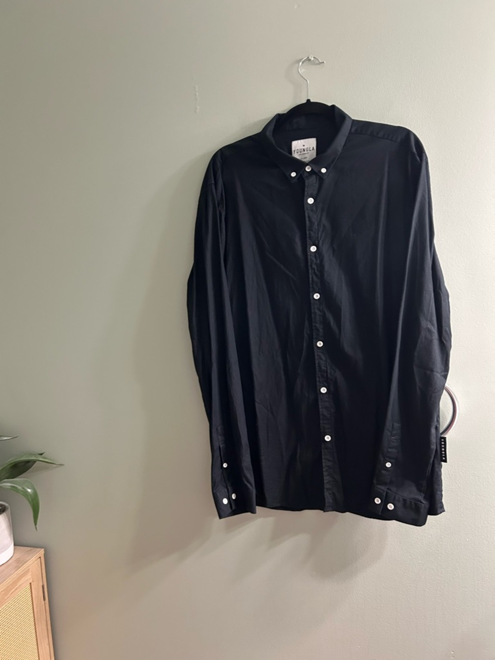 YoungLA 802 Wallstreet Dress
Shirt black button up slim fit